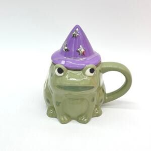Target Hyde & Eek Figural Frog Wizard Halloween Mug 9 oz NEW